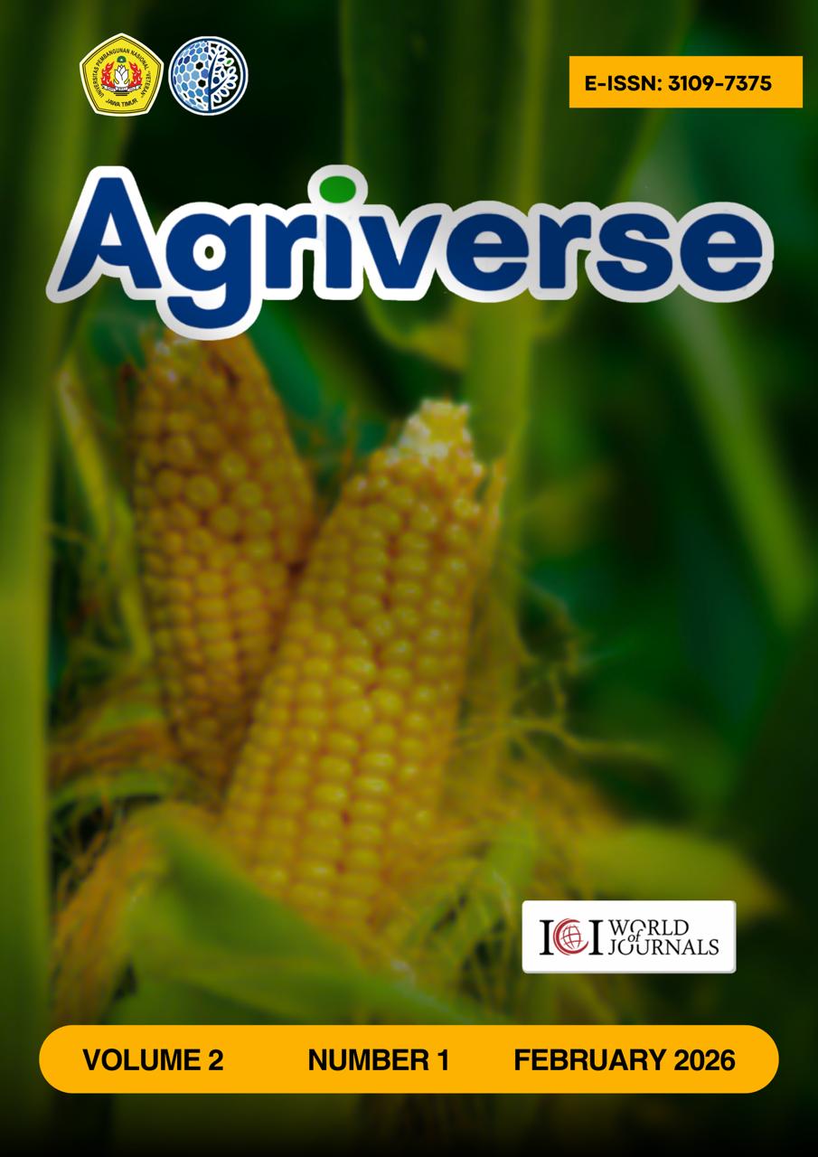 					View Vol. 2 No. 1 (2026): Agriverse
				